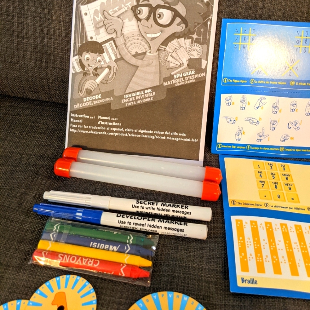Kid's Secret Message Set! - Picture 2 of 4